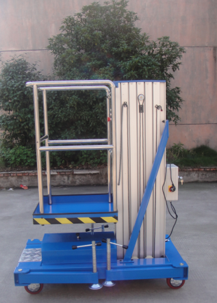 Single mast 6 m aluminum alloy lift