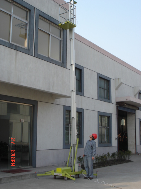 Aluminum alloy aerial work platform