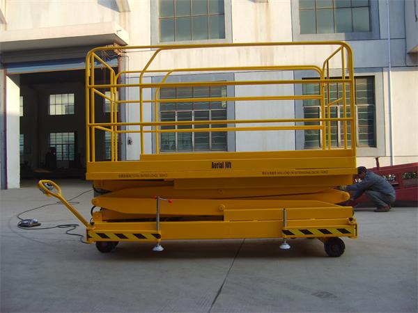 With mobile table lift