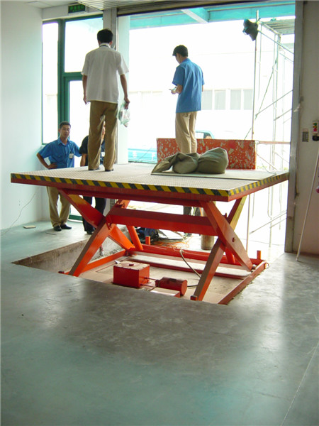 Fixed lifting platform