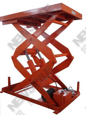 Fixed hydraulic lifting platform