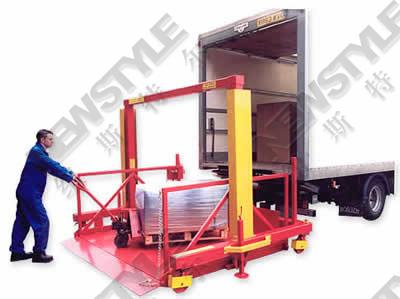 Car loading and unloading platform