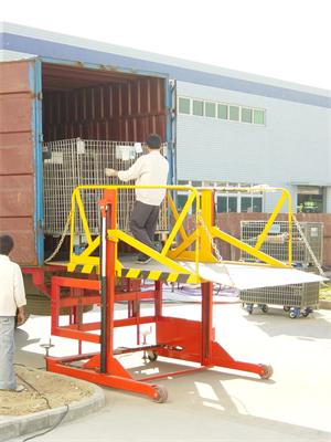 Unloading platform